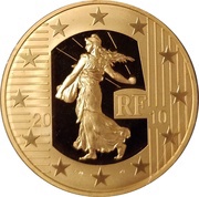 250 Euros New Franc obverse image