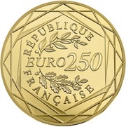 250 Euros Marianne fraternity obverse image