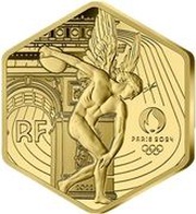 250 Euros Olympic Games, Paris 2024 - France 2022 obverse image