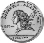 250 Euros Libertas Americana, France, 2023 reverse image