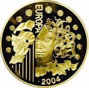 500 Euros Enlargement of the European Union, France, 2004 reverse image