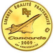 500 Euros Concorde obverse image