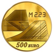 500 Euros Concorde, France, 2009 reverse image