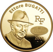 500 Euros Ettore Bugatti obverse image