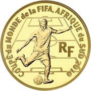 500 Euros FIFA World Cup 2010 obverse image