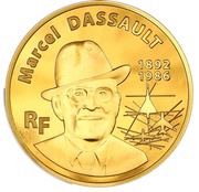 500 Euros Marcel Dassault obverse image