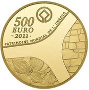 500 Euros Palace of Versailles, France, 2011 reverse image