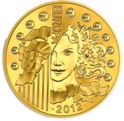 500 Euros Eurocorps, France, 2012 reverse image