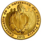 500 Euros Abbé PIERRE, France, 2012 reverse image