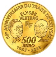 500 Euros Élysée Treaty obverse image