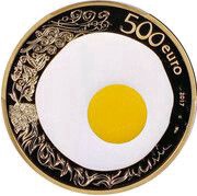 500 Euros Guy Savoy, France, 2017 reverse image