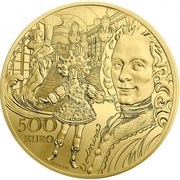 500 Euros Baroque and Rococo era, France, 2018 reverse image