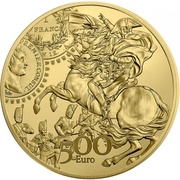 500 Euros Franc Germinal, France, 2019 reverse image