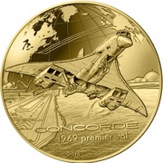 500 Euros Concorde, France, 2019 reverse image