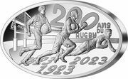 500 Euros Rugby, France, 2023 reverse image
