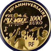 1000 Euros Music Day obverse image