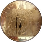 1000 Euros Hercules, France, 2011-2013 reverse image