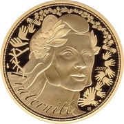 1000 Euros Marianne fraternity, France, 2019 reverse image