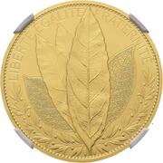 1000 Euros Le laurier, France, 2021 reverse image