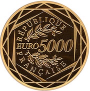 5000 Euros Marianne Liberty obverse image