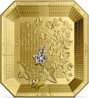 5000 Euros French Excellence: Boucheron, France, 2018 reverse image