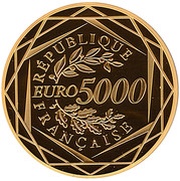 5000 Euros Marianne egality obverse image