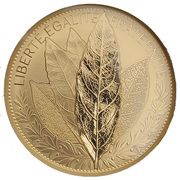 5000 Euros Le laurier, France, 2021 reverse image