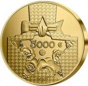 5000 Euros Dior, France, 2021 reverse image