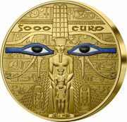 5000 Euros The Louvre obverse image
