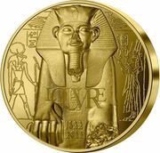 5000 Euros The Louvre, France, 2022 reverse image