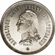 5 Francs Essai obverse image