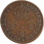 2 Sous - Colony of Cayenne - King Louis XVI obverse image