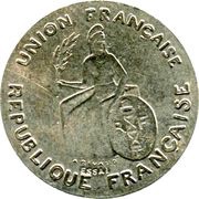 50 Centimes Essai, incuse design obverse image