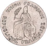 50 Centimes Essai, raised design obverse image