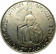 1 Franc Essai, raised design obverse image