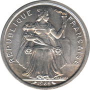 2 Francs without IEOM obverse image
