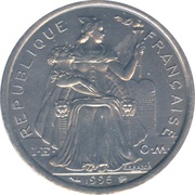 2 Francs with IEOM obverse image