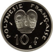 10 Francs Piedfort, France, 1979 reverse image