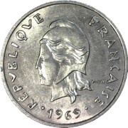 20 Francs without IEOM obverse image