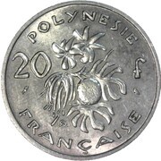 20 Francs without IEOM, France, 1967-1970 reverse image