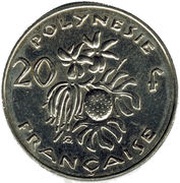 20 Francs Non-magnetic, France, 2006-2020 reverse image