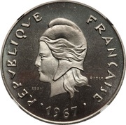 50 Francs Essai obverse image