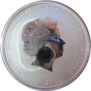 2 Dollars - Elizabeth II 4th Portrait - Year of the Rabbit - Silver Bullion Coin obverse image