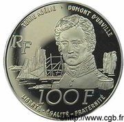 100 Francs Jules Dumont d'Urville obverse image