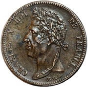 5 Centimes - Charles X obverse image