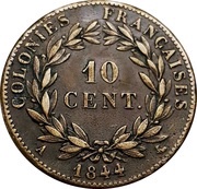 10 Centimes - Louis-Philippe I, France, 1839-1844 reverse image