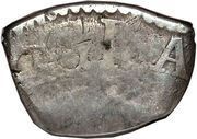 1 Escalin Countermarked coinage, France, 1802 reverse image