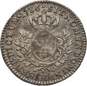 40 Sous British occupation, France, 1811 reverse image