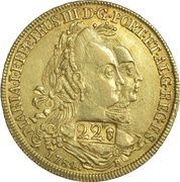 22 Livres Countermarked coinage obverse image
