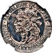 50 Centimes Essai, Silver obverse image